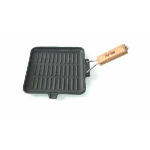 Perfect Home Öntöttvas grill serpenyő 21,5cm szögletes 10376