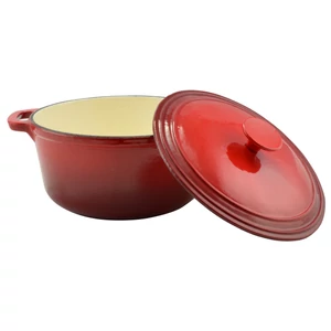 Perfect Home Zománcozott öntöttvas lábas 20cm, 2,2l piros 10565