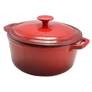 Perfect Home Zománcozott öntöttvas lábas 28cm, 6.5l piros 10567