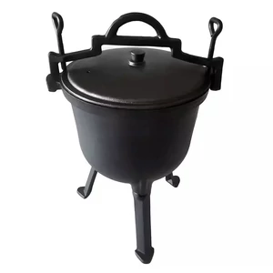 Landmann Öntöttvas zománcozott dutch oven / holland sütő fedővel 8L antracit 13747-L