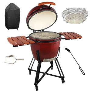 Kamado SE Premium Line Grillező 23,5"/60 cm bordó - készlet 16700