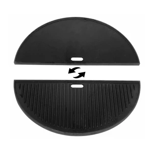 Kamado SE 23,5" félhold sütőlap öntöttvas 2 oldalas 51cm 17799