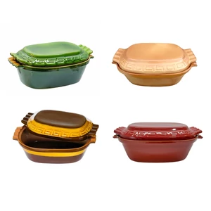 Terracotta agyag római tál mázas 6 literes 4 színben 17901