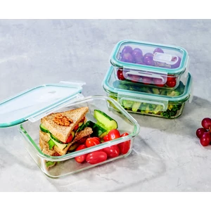 GOURMETmaxx üveg frissentartó doboz / tároló edény szett 6 részes DS13755