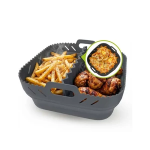 GOURMETmaxx Air-fryer szilikon sütőforma elválasztóval 21*21*8 cm DS19840