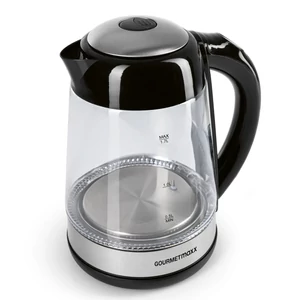 GOURMETMAXX Vízforraló üveg LED-es színváltós 1,7L DS16533