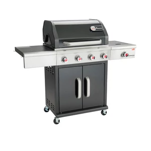 Landmann Triton PTS 4.1 (fekete) Gázgrillkocsi / Grillező 12962-L