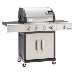 Landmann Triton maxX PTS 4.1 (rozsdamentes) Gázgrillkocsi / Grillező 12969-L