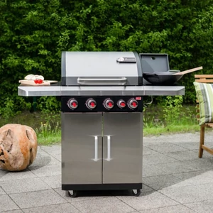 LANDMANN Rexon PTS 4.1 Select Rozsdamentes Gázgrillkocsi / Grillező 12987-L