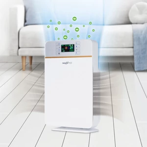 MaxMee Légtisztító berendezés digitális 50W fehér/ezüst DS09814-L