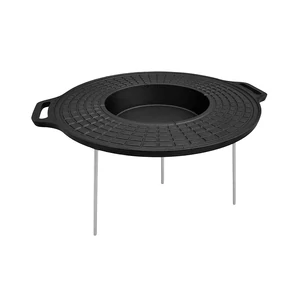 Perfect Home Öntöttvas grilltárcsa mély 49 cm L10001-L