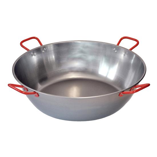 Paella füles serpenyő polírozott 65 cm 4 fülű 10053