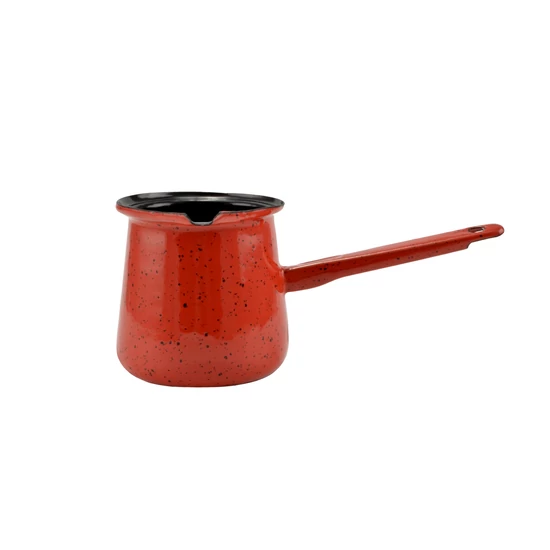 Perfect Home Zománcozott kávékiöntő csőrös nyeles 720 ml piros - fekete 10388