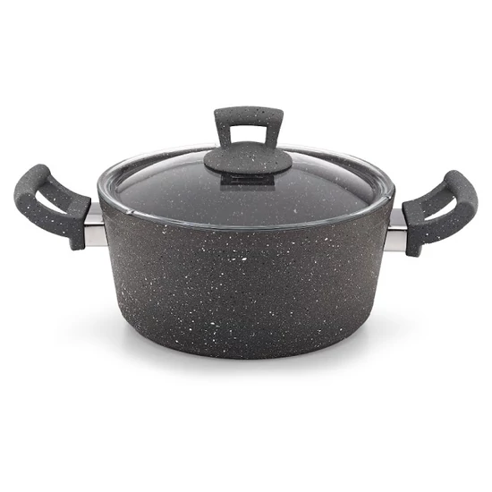 Perfect Home Germanitium line lábas tapadásmentes bevonattal üvegfedővel 22 cm 12774