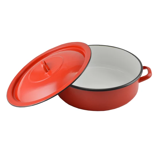 Zománcozott lábas fedővel 32 cm 14127