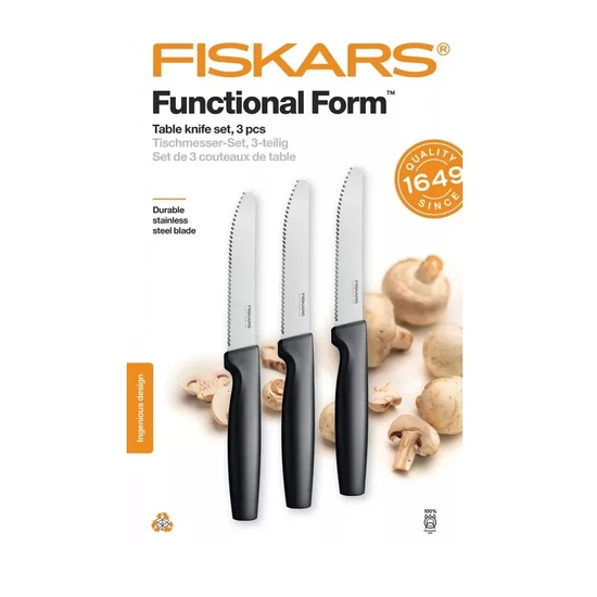 Fiskars Általános kés szett 3 db 14956