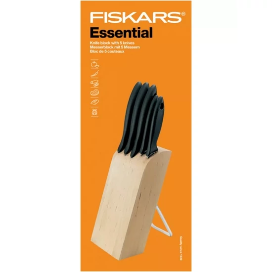 Fiskars Késblokk 5 db késsel 14958 (1023782)