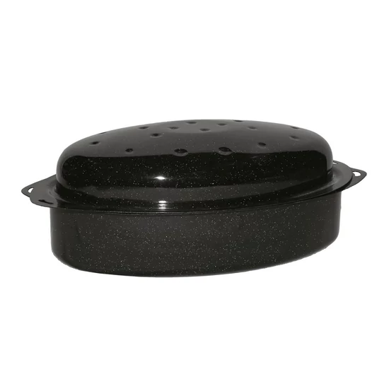 Zománcozott kacsasütő ovális 42 cm 15089