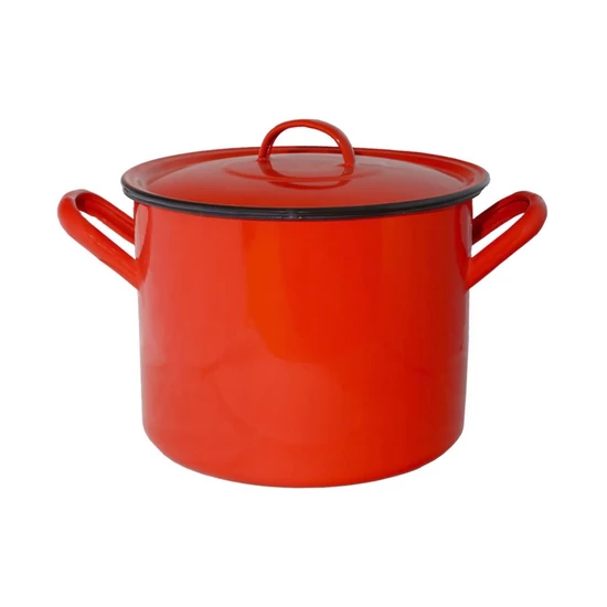 Zománcozott fazék fedővel 30 cm 15104