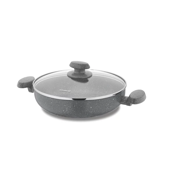 Mia-Granit szeletsütő üvegfedővel 24 cm 16405