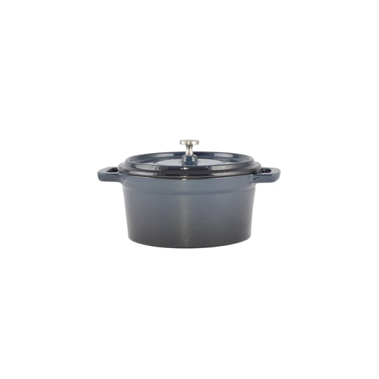 Perfect Home Zománcozott öntöttvas lábas mini 14 cm Acélkék 28110