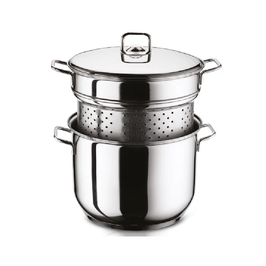 Arian Rozsdamentes tésztafőző és pároló szett 22 cm 92098