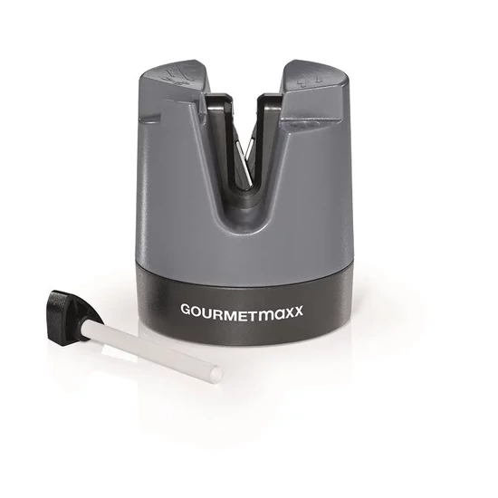 GOURMETMAXX Késélező antracit/fekete DS12738-L
