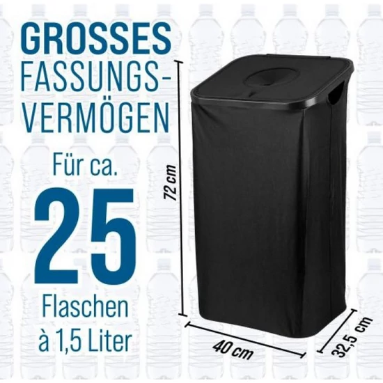 EASYmaxx Visszaváltható palack gyűjtő 80L literes 2 hordtáskával DS19368