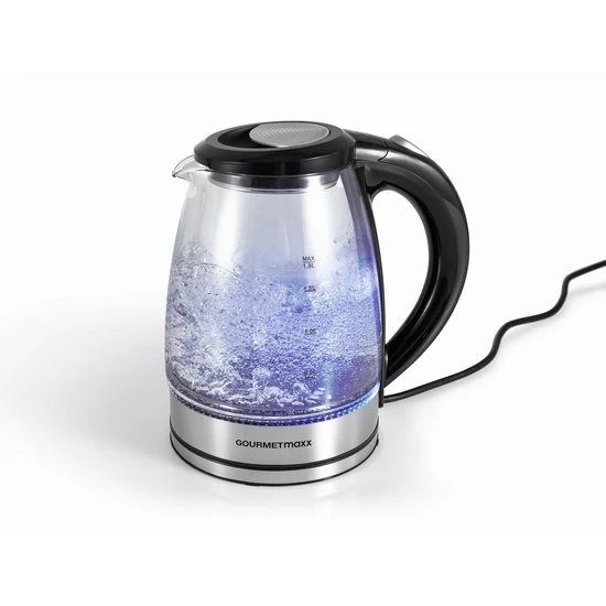 GOURMETMAXX Üveg vízforraló 1,8L 1800W DS15174