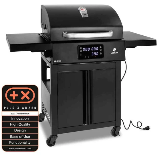 Landmann Elektromos Grillkocsi / Grillező fekete 3200 Watt 01192-L