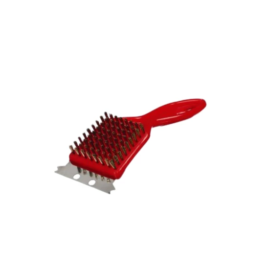 Grilltisztító Kefe, Piros 18CM 0148-L
