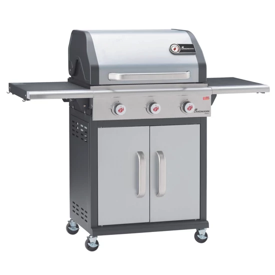 Landmann Triton PTS 3.0 (szürke) Gázgrillkocsi / Grillező  12930-L