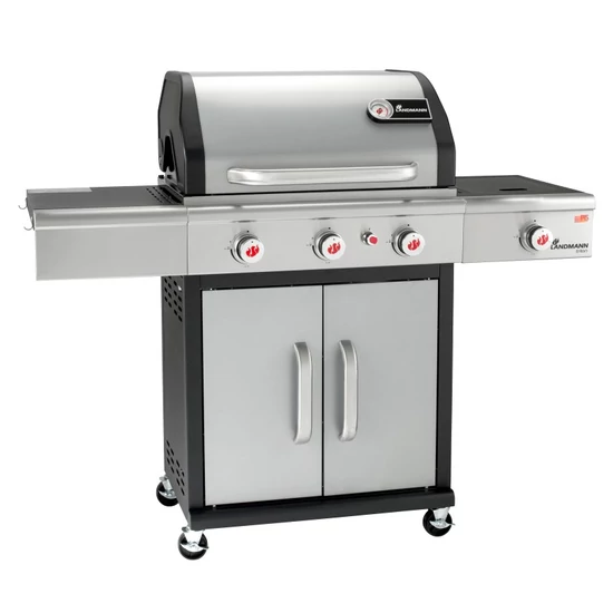 Landmann Triton PTS 3.1 Gázgrill / Grillező  (ezüst)  12940-L