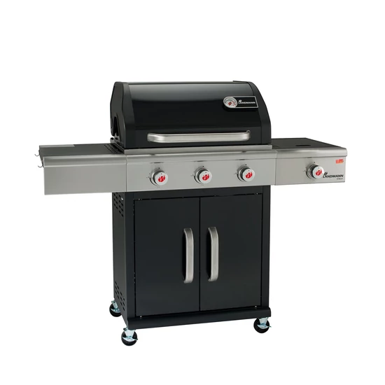 Landmann Triton PTS 3.1 (fekete) gázgrillkocsi / grillező 12942-L