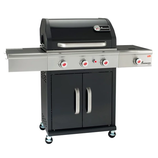 Landmann Triton maxX PTS 3.1 (fekete) Gázgrill / Grillező 12946-L