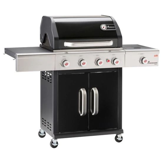 Landmann Triton maxX PTS 4.1 (fekete) Gázgrillkocsi / Grillező  12968-L