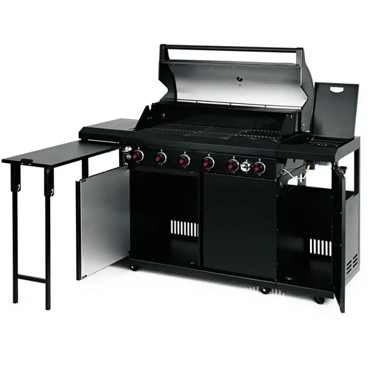 Landmann Gázgrill 6.1 Gázgrill-kocsi / Grillező Maxx-Zone-nal Fekete 22169-L