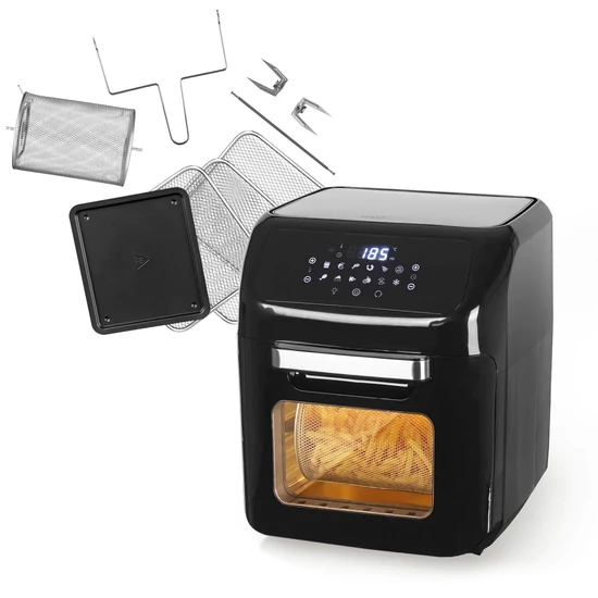 MaxxMee Forrólevegős fritőz/ Airfryer 12L 1800W DS04703-L