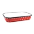 Perfect Home Piros Pöttyös Zománcozott tepsi 41 cm 10383