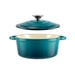 Perfect Home Zománcozott öntöttvas lábas 20 cm, 2L türkizkék 16636