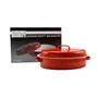 Kép 2/4 - Perfect Home Zománcozott kacsasütő 37*26cm Piros-Fehér 10379