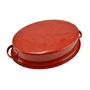 Kép 4/4 - Perfect Home Zománcozott kacsasütő 37*26cm Piros-Fehér 10379