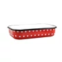 Kép 1/5 - Perfect Home Piros Pöttyös Zománcozott tepsi 33 cm 10381