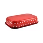 Kép 2/5 - Perfect Home Piros Pöttyös Zománcozott tepsi 33 cm 10381