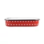 Kép 3/5 - Perfect Home Piros Pöttyös Zománcozott tepsi 37 cm 10382