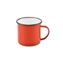 Kép 2/3 - Perfect Home Zománcozott bögre 10 cm 670 ml piros-fehér 10386