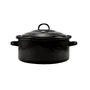 Kép 1/2 - Perfect Home Zománcozott Lábas fedővel 27 cm 2,8 liter fekete 10389