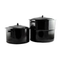 Kép 3/3 - Perfect Home Zománcozott Lábas fedővel 36 cm 20 liter fekete 10392