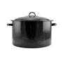 Kép 1/3 - Perfect Home Zománcozott Lábas fedővel 36 cm 20 liter fekete 10392