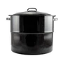Kép 1/4 - Perfect Home Zománcozott Lábas fedővel 45 cm 31,5 liter fekete 10393